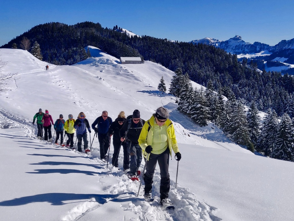 Schneeschuh-Fondue-Tour